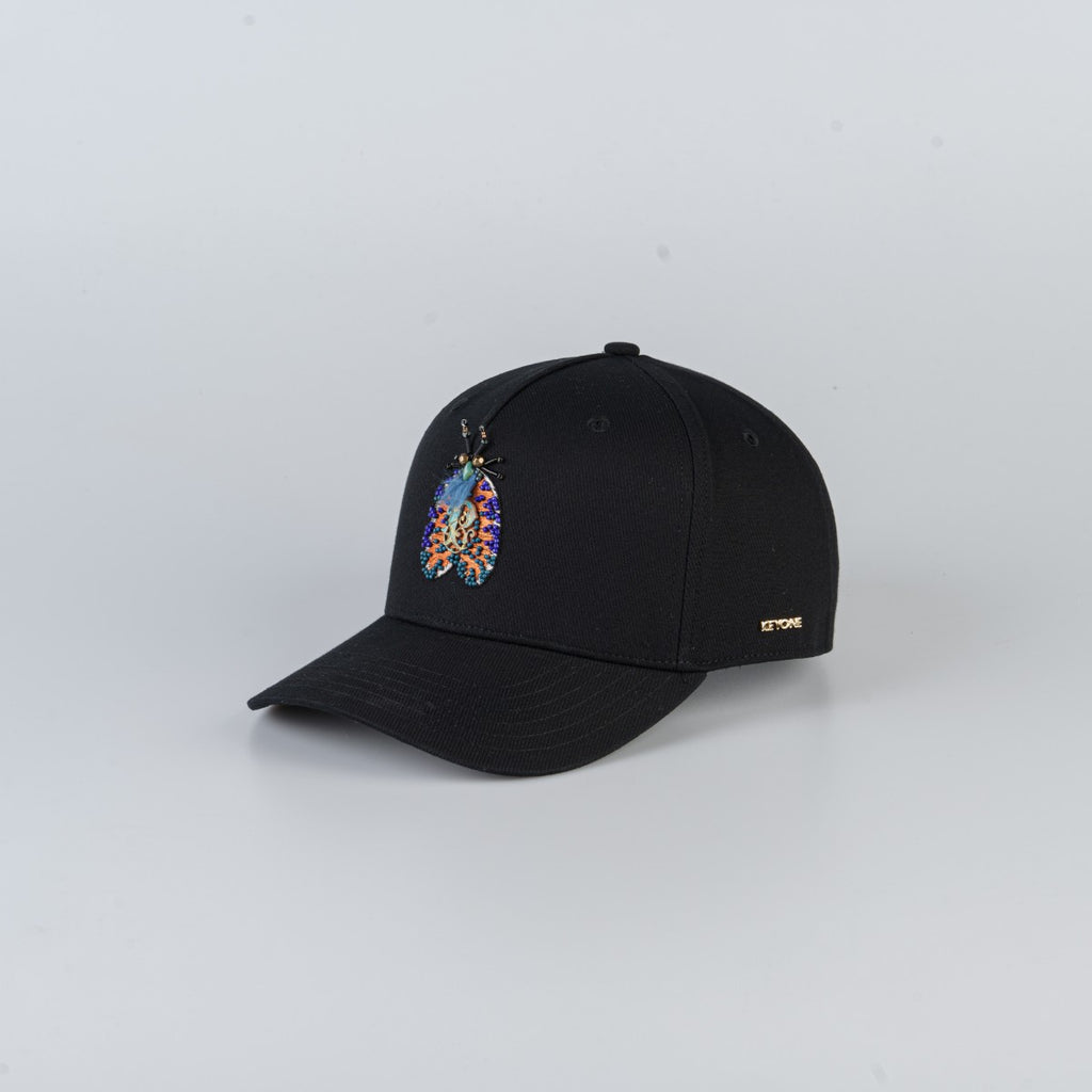 Bettle bead embroidery baseball cap