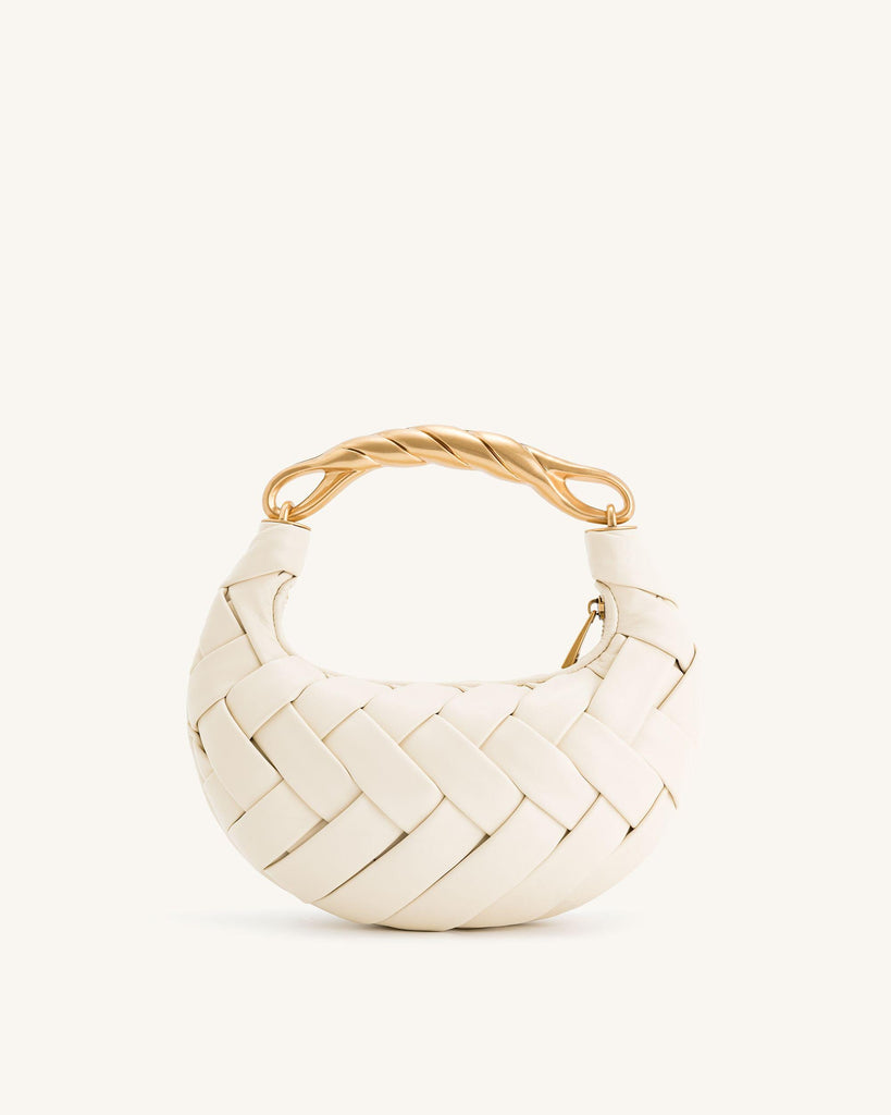 Orley Weave Handbag - White