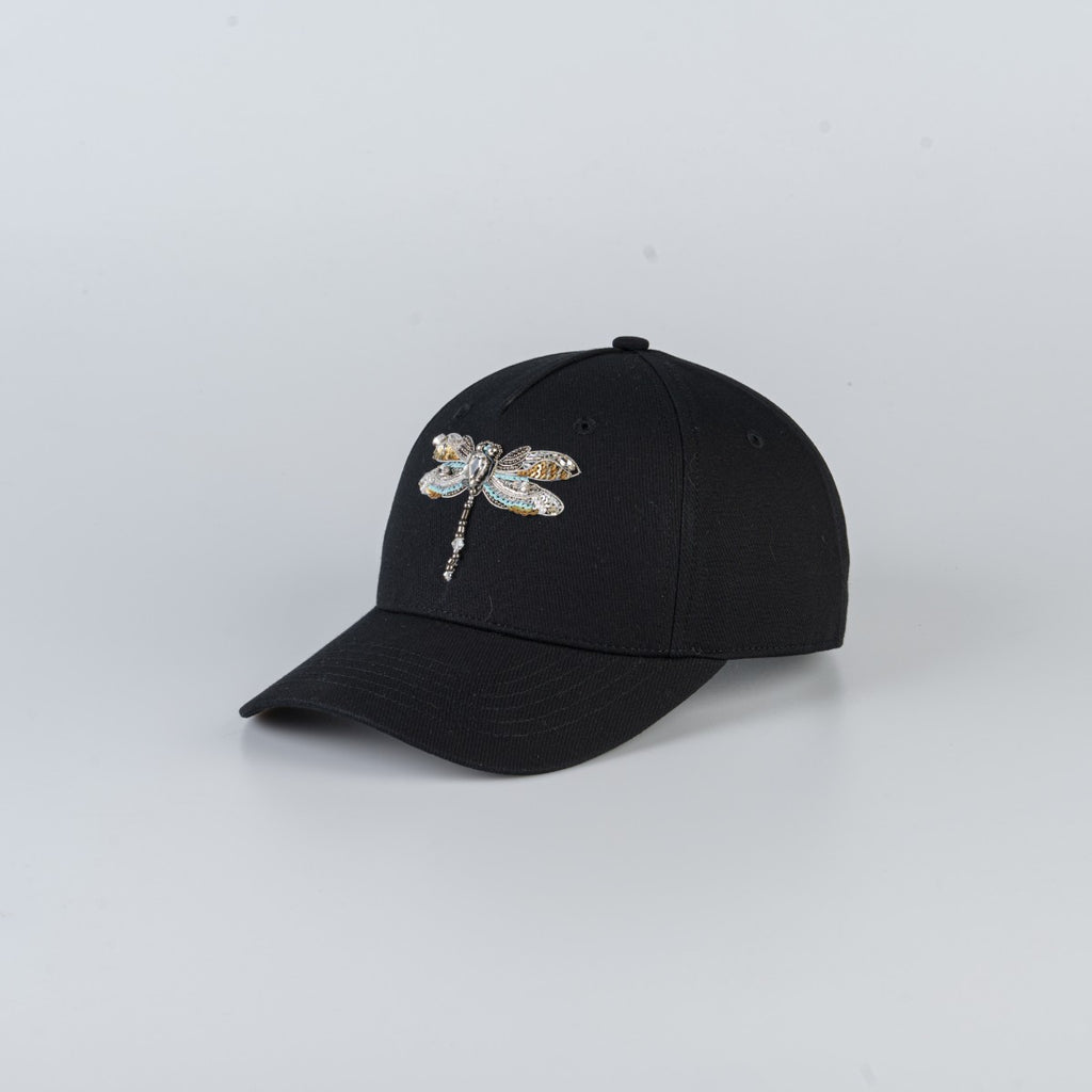 Silver Honey Dragonfly Baseball Cap