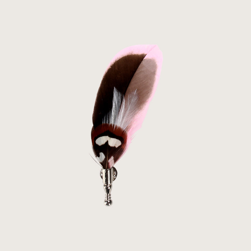 Two Tone Feather Pin