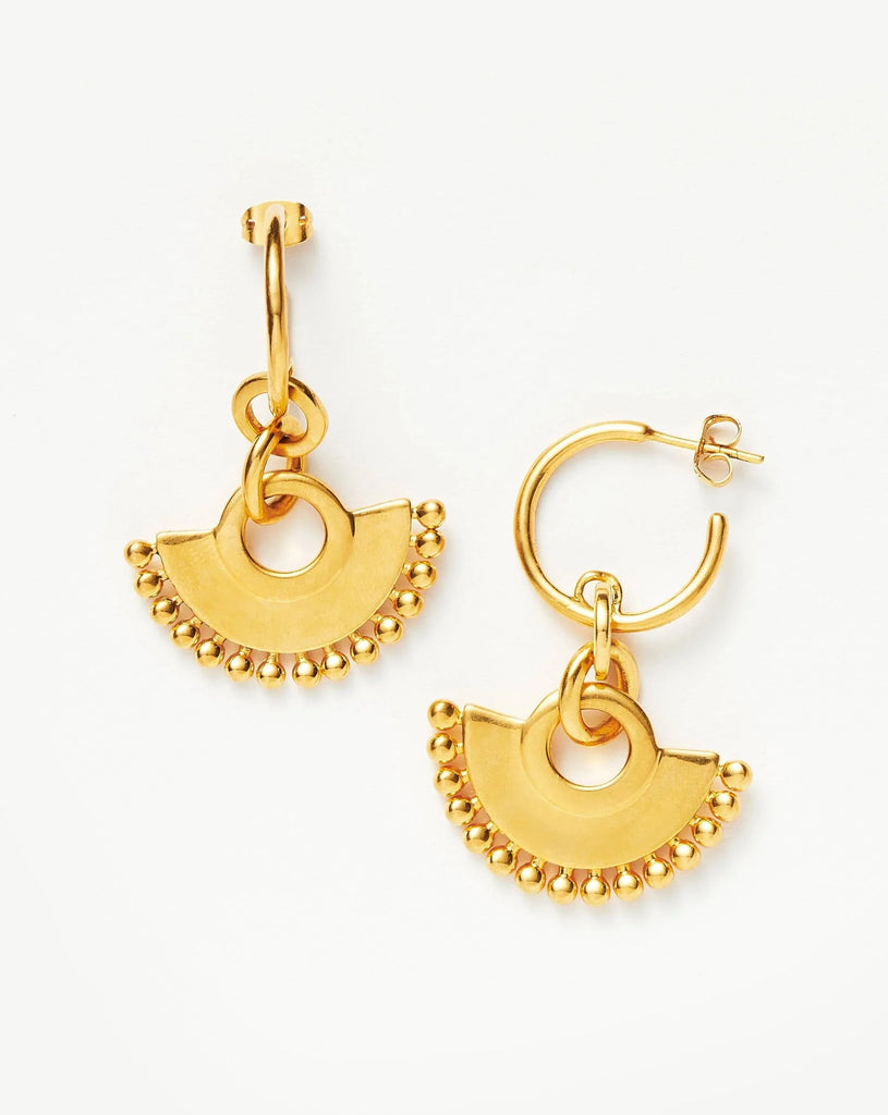 Zenla Chandelier Hoop Earrings|18ct Gold Plated
